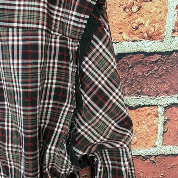 Airwalk Shirt Men Size L Brown Long Sleeve Plaid Button Down Skater Skateboard - Picture 5 of 9